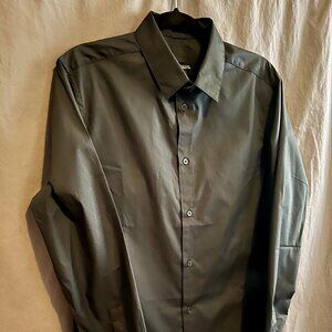 H&M all black button up dress shirts 2 for price of 1 never worn slim fit M